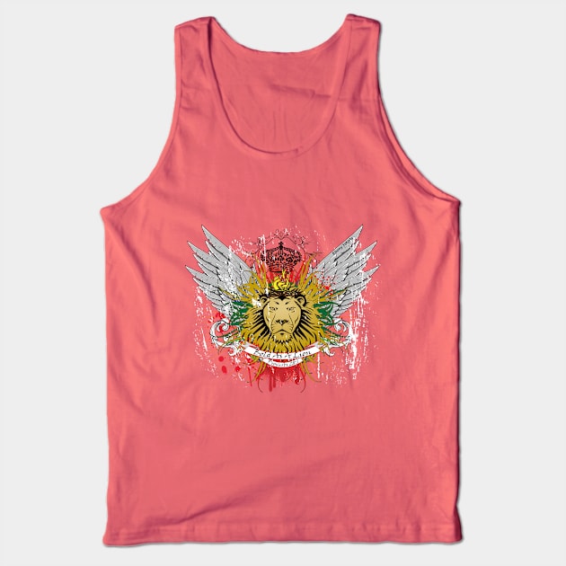 Bold As A Lion Tank Top by Ebony T-shirts